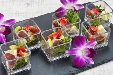 ■鮪とアボカドのカルパッチョ■9月　週末限定　朝食バイキング　秋メニュー